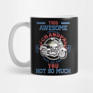 This Awesome American Grandpa Loves His Ride. You, not so much. Mug